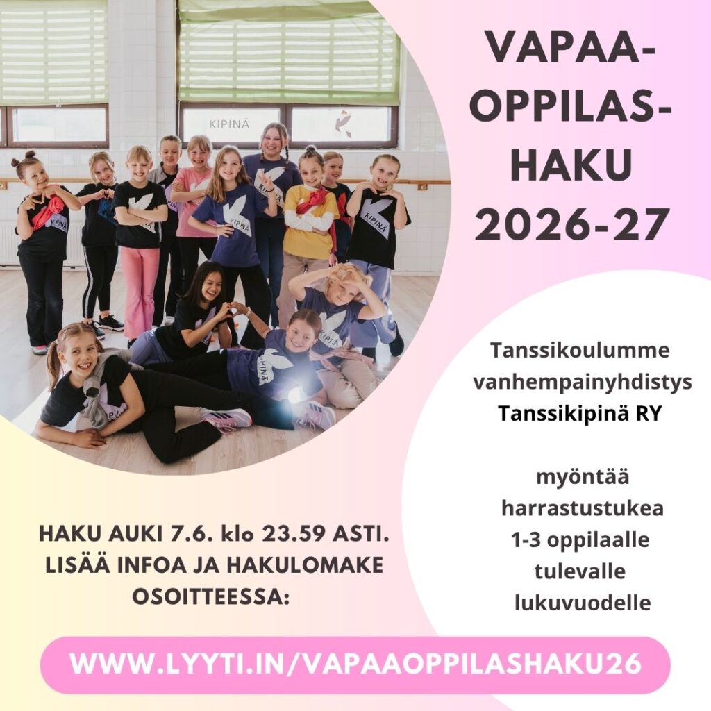Haku sulkeutuu 7.6.