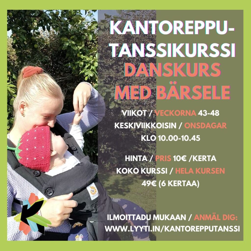Vauvan ja aikuisen yhteinen tanssihetki!