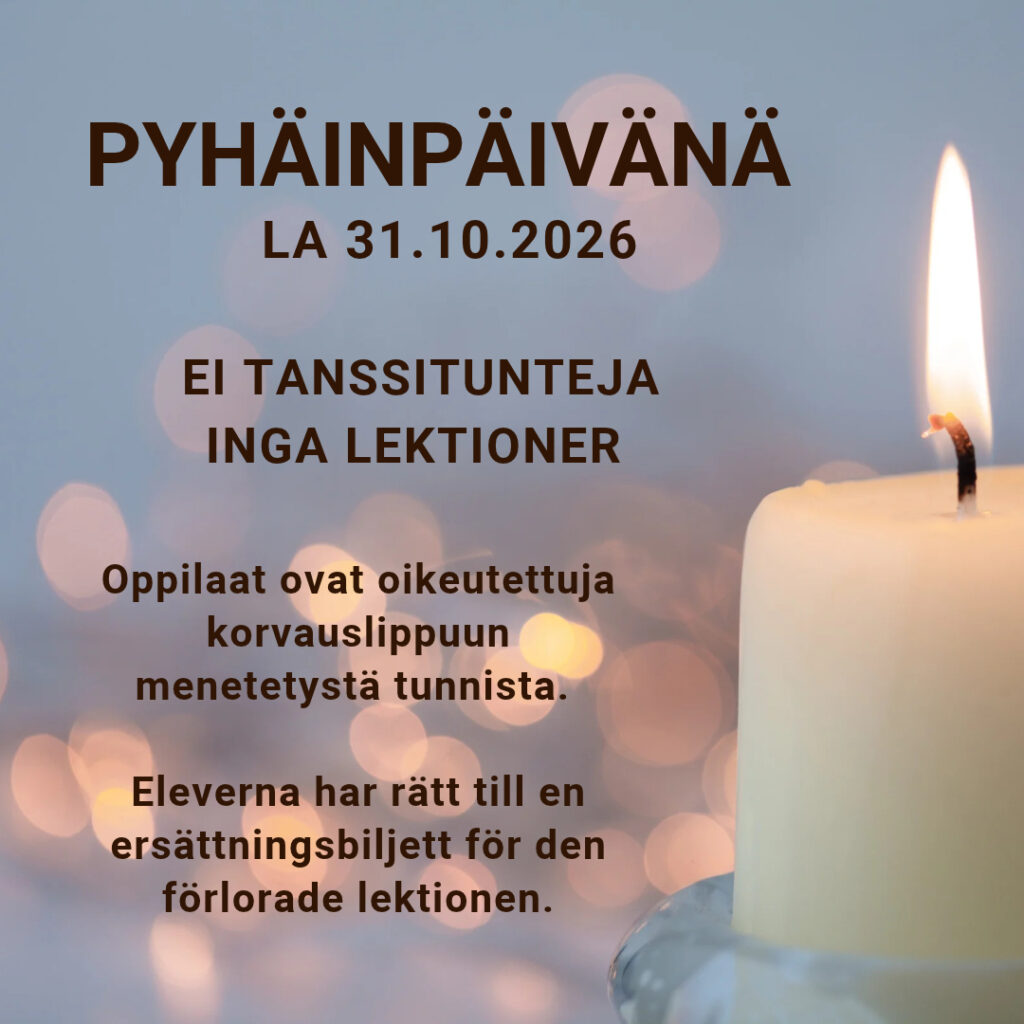 Hyvää pyhäinpäivää!